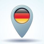 Flag of German vector illustration N3