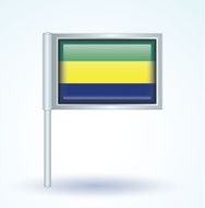 Flag of Gabon vector illustration N8