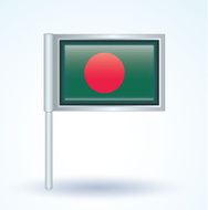 Flag of Banglades vector illustration N9
