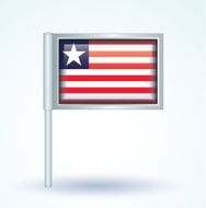 Flag of Liberia vector illustration N9