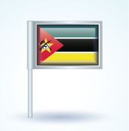 Flag of Mozambique vector illustration N8