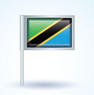 Flag of Tanzania vector illustration N8