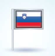 Flag of Slovenia vector illustration N9