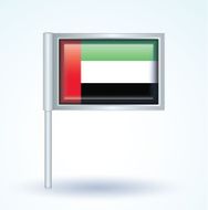 Flag of United Arab Emirates vector illustration N9