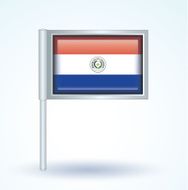 Flag of Paraguay vector illustration N9