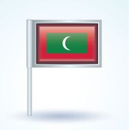 Flag of Maldives vector illustration N8