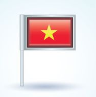 Flag of Vietnam vector illustration N9