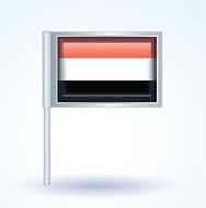 Flag of Yemen vector illustration N9