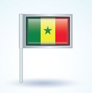 Flag of Senegal vector illustration N7