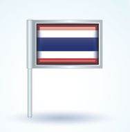 Flag of Thailand vector illustration N5