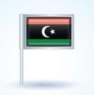 Flag of Libya vector illustration N10