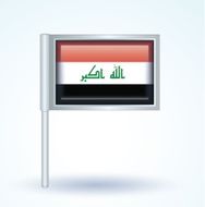 Flag of Iraq vector illustration N7