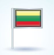 Flag of Lithuania vector illustration N9