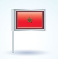 Flag of Morocco vector illustration N9