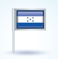 Flag Of Honduras Vector Illustration N10