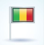 Flag of Mali vector illustration N9