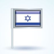 Flag of Israel vector illustration N9