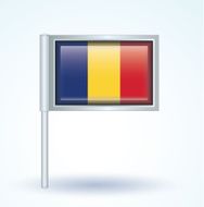 Flag of Romania vector illustration N9