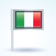 Flag of Italy vector illustration N8