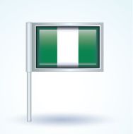Flag of Nigeria vector illustration N9