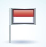 Flag of Indonesia vector illustration N6