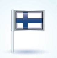 Flag of Finland vector illustration N9