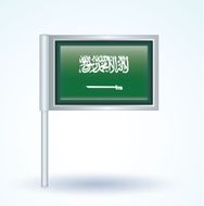 Flag of Saudi Arabia vector illustration N7