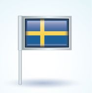 Flag of Sweden vector illustration N9