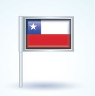 Flag of Chile vector illustration N9