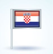 Flag of Croatia vector illustration N7