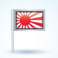 Flag of Japan imperial vector illustration N9