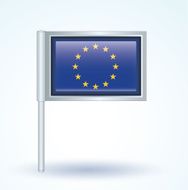 Flag of European union vector illustration N5