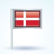 Flag of Denmark vector illustration N9