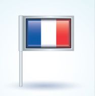 Flag of France vector illustration N6