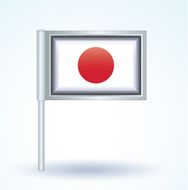 Flag of Japan vector illustration N5