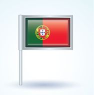 Flag of Portugal vector illustration N6