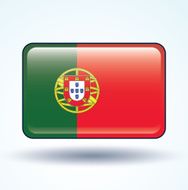 Flag of Portugal vector illustration N7