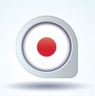 Flag of Japan vector illustration N6