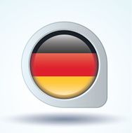 Flag of German vector illustration N5