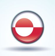 Flag of Greenland vector illustration N10
