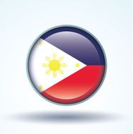 Flag of philippines vector illustration N8