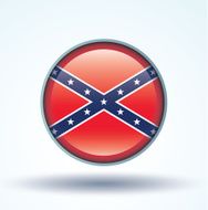 Flag of Confederate Rebel vector illustration N10