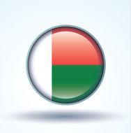 Flag of Madagascar vector illustration N10