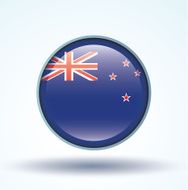 Flag of New Zealand vector illustration N7