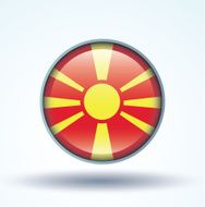 Flag of Macedonia vector illustration N10