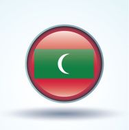 Flag of Maldives vector illustration N9