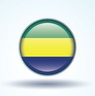 Flag of Gabon vector illustration N9