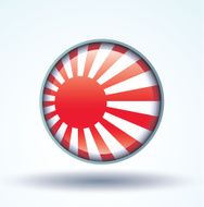 Flag of Japan imperial vector illustration N10