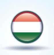 Flag of hungary vector illustration N10