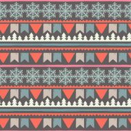 Christmas seamless boarders pattern N4